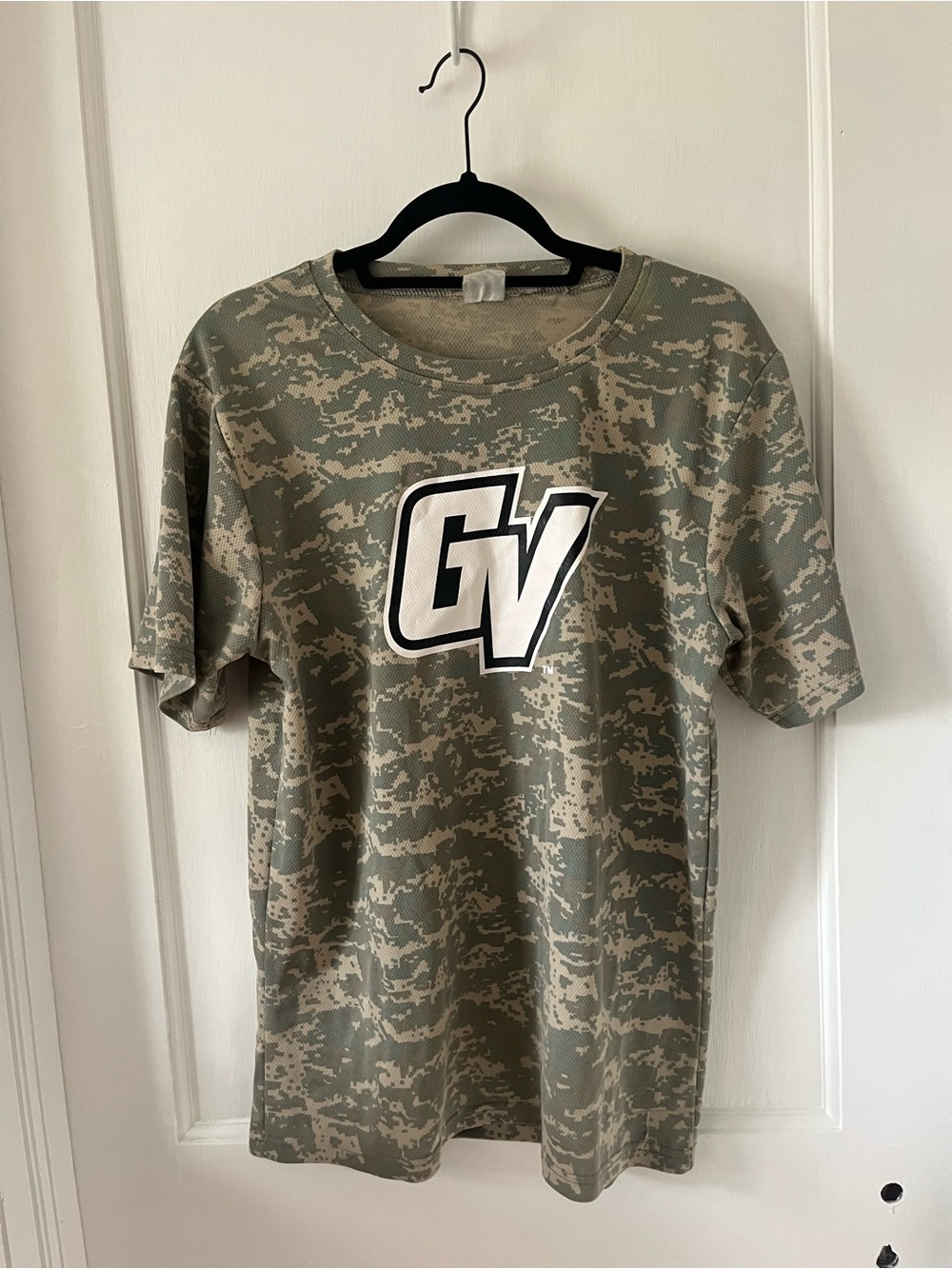 Camo GV Logo Tee - Green & Tan